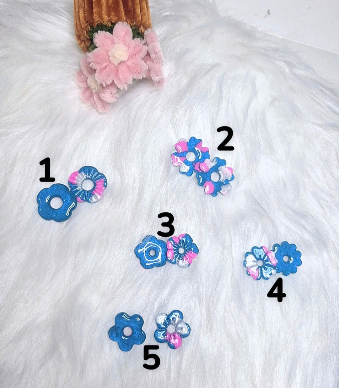 Bleu rose blanc